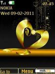 Download mobile theme Gold Valentine