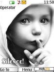 Download mobile theme Baby Silence