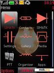 Download mobile theme electric circuit