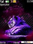 Скачать тему Purple Tiger By ACAPELLA