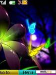 Download mobile theme Neon Butterfly