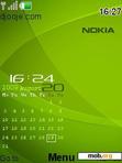 Download mobile theme Nokia green