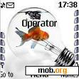 Download mobile theme fish in light bulb