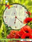 Download mobile theme Flower Clock