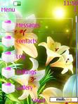 Download mobile theme White Lilies