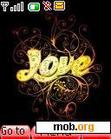 Download mobile theme I love you - love remix