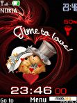 Download mobile theme swf bear love animated