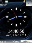 Download mobile theme Dual Clock With Date