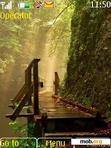 Download mobile theme wooden bridge