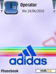 Скачать тему Adidas blue