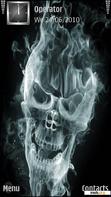 Download mobile theme Smoke skull