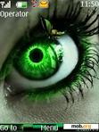 Download mobile theme Green Butterfly Eye By ACAPELLA