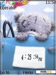 Download mobile theme Teddy Clock