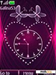 Download mobile theme Clock for girls anim