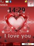 Download mobile theme Love Clock