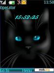 Download mobile theme cat clock