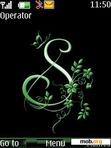 Download mobile theme Green Letter S By ACAPELLA