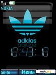 Скачать тему Adidas Clock