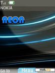 Download mobile theme Neon Blue