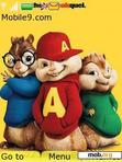 Download mobile theme Chipmunks