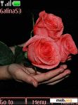 Download mobile theme Roses animation