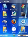 Download mobile theme Blue vista