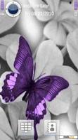 Скачать тему Purple Butterfly