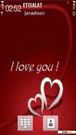 Download mobile theme I Love U