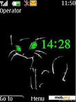 Download mobile theme cat clock