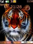 Download mobile theme tiger clock