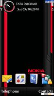 Download mobile theme Red Black Nokia thm v5