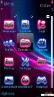 Download mobile theme Purple and Blue