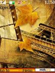 Скачать тему Autumn In Paris