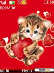 Download mobile theme Loving Cat