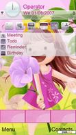 Download mobile theme Little Girl