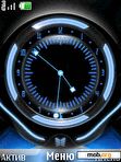 Download mobile theme Analog clock animation