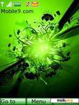 Download mobile theme abstract green