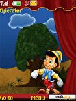 Download mobile theme Pinocchio Cartoon