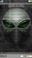 Download mobile theme Alien green