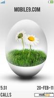 Download mobile theme Flower egg