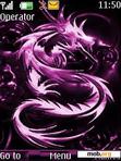 Download mobile theme Purple Dragon Leter