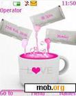 Download mobile theme love cup clove