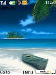 Download mobile theme Island Boat