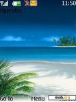 Download mobile theme Lovely Beach