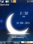 Download mobile theme Moon Clock