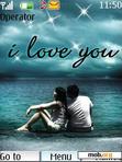 Download mobile theme I Love You