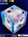 Download mobile theme cat cube animated