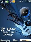 Download mobile theme guitar_dual_clock