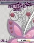 Download mobile theme Sweet butterfly