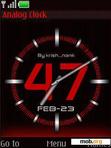 Download mobile theme Red Clock